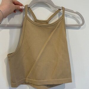 Beige Crop top
